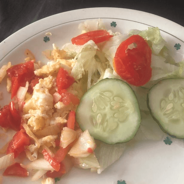 Lonche de Huevo a la Mexicana