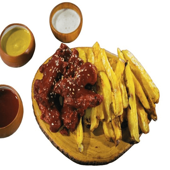 Alitas BBQ Flameadas