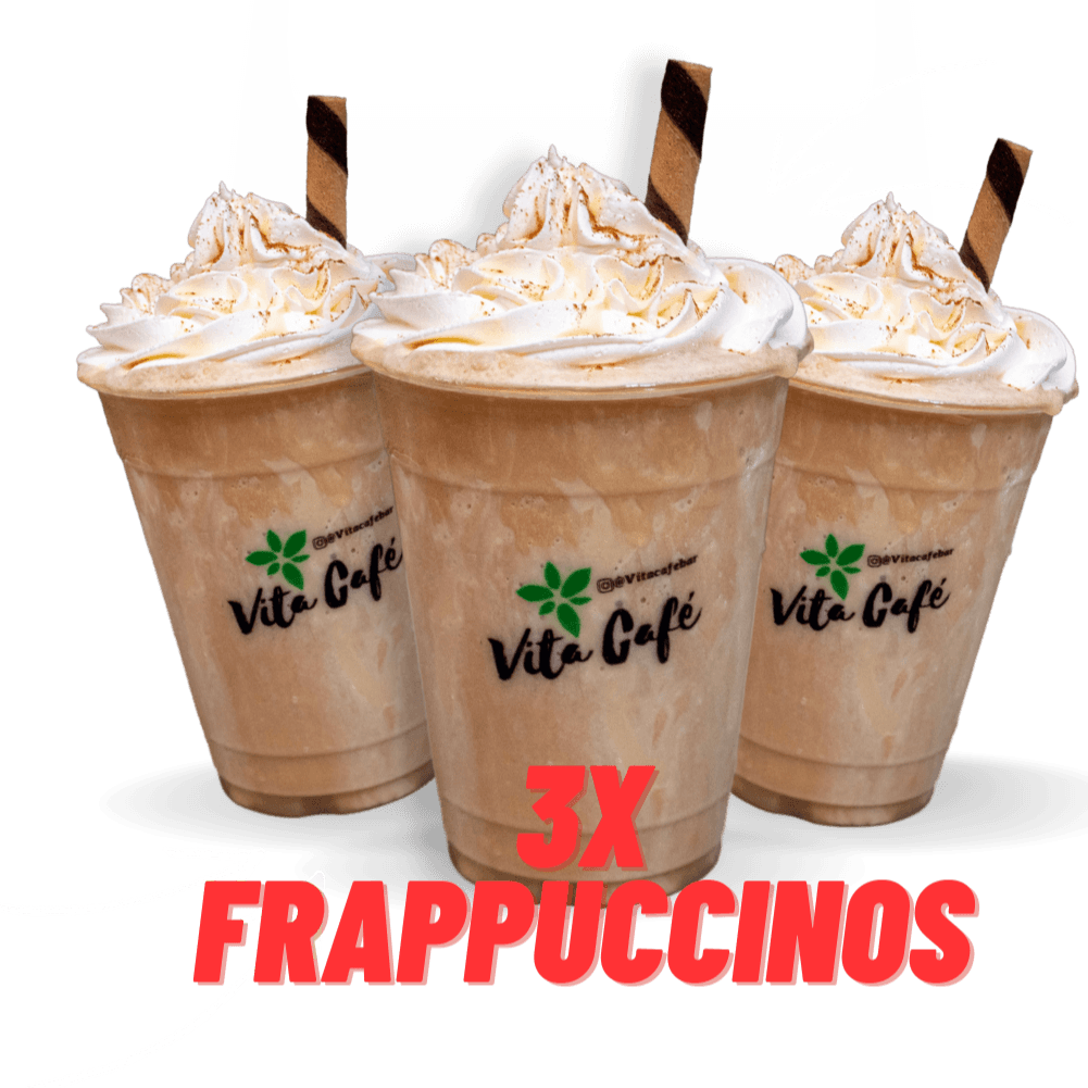 3 frappuccinos clasicos