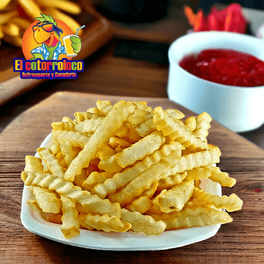 Orden De Papas Fritas Con Queso