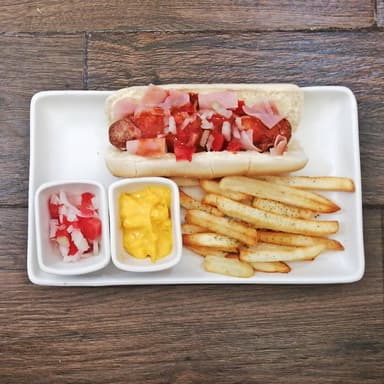 Hot Dog con Papas