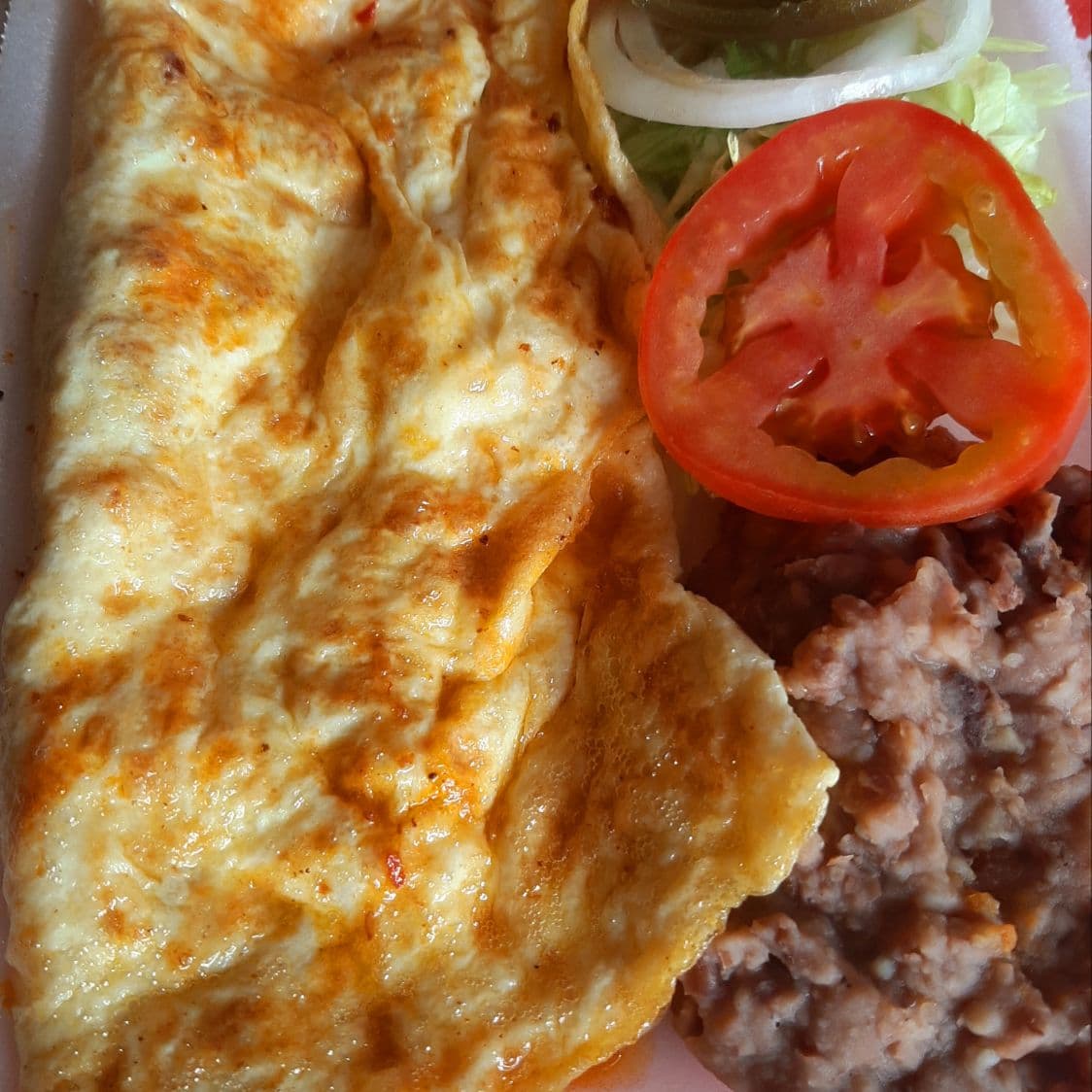 Omelette lomo