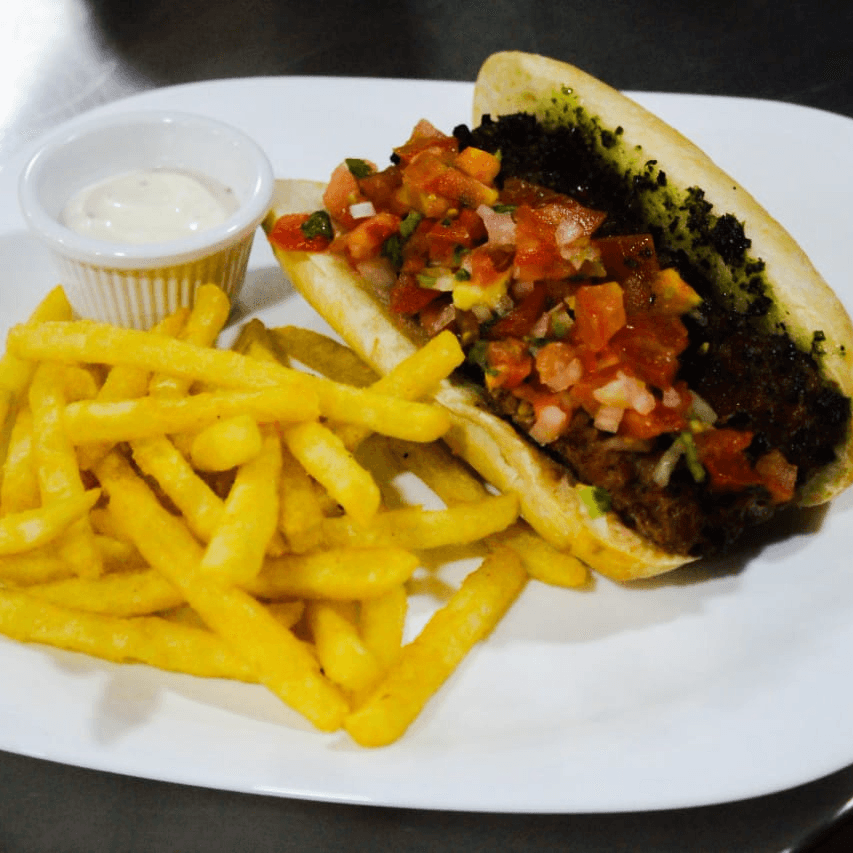 Choripan+Papas