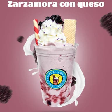 Frappé de Zarzamora con Queso