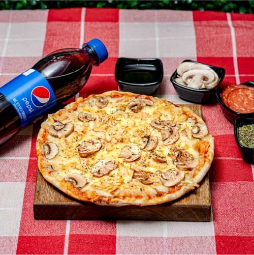 Pizza Personal + Bebida