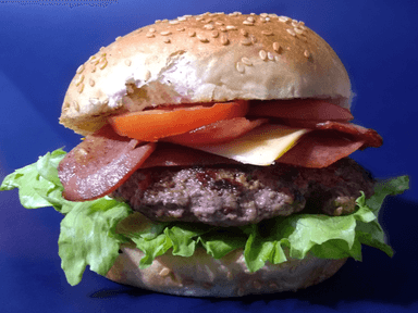 Hamburguesa con Tocino
