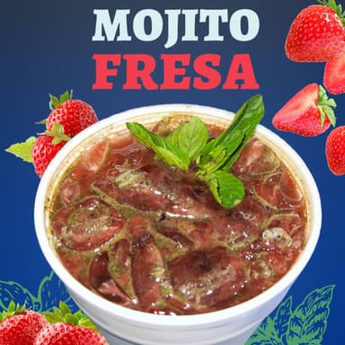 Mojito Fresa Sin Alcohol
