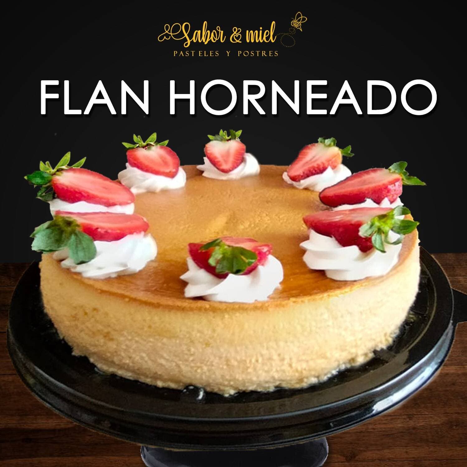 Flan Horneado