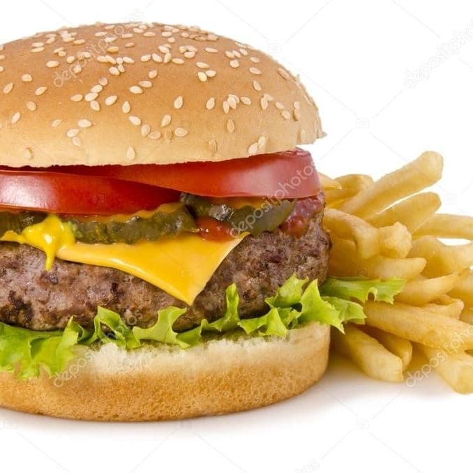 COMBO : CHICKEN BURGER CLASICA- PAPAS -REFRESCO
