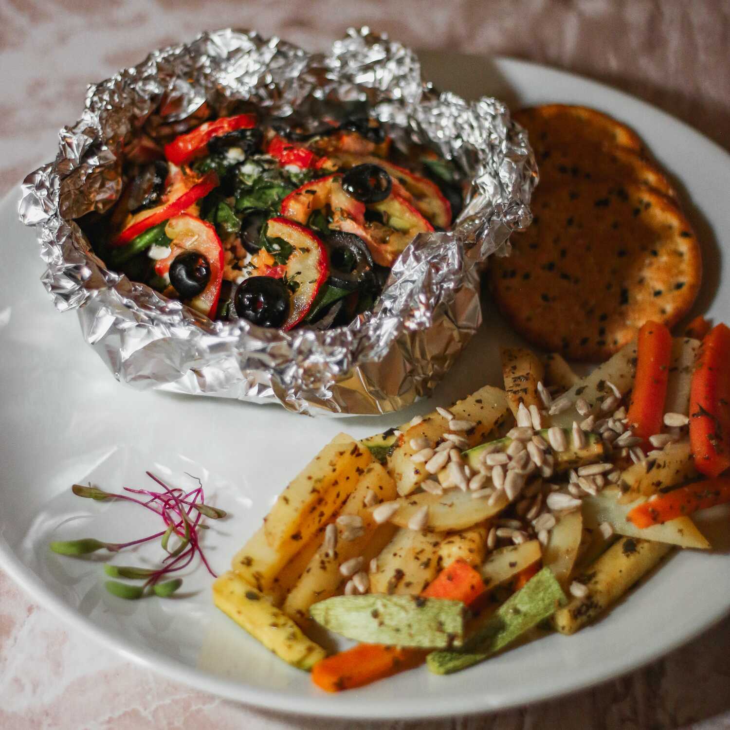 Portobello con Queso de Cabra