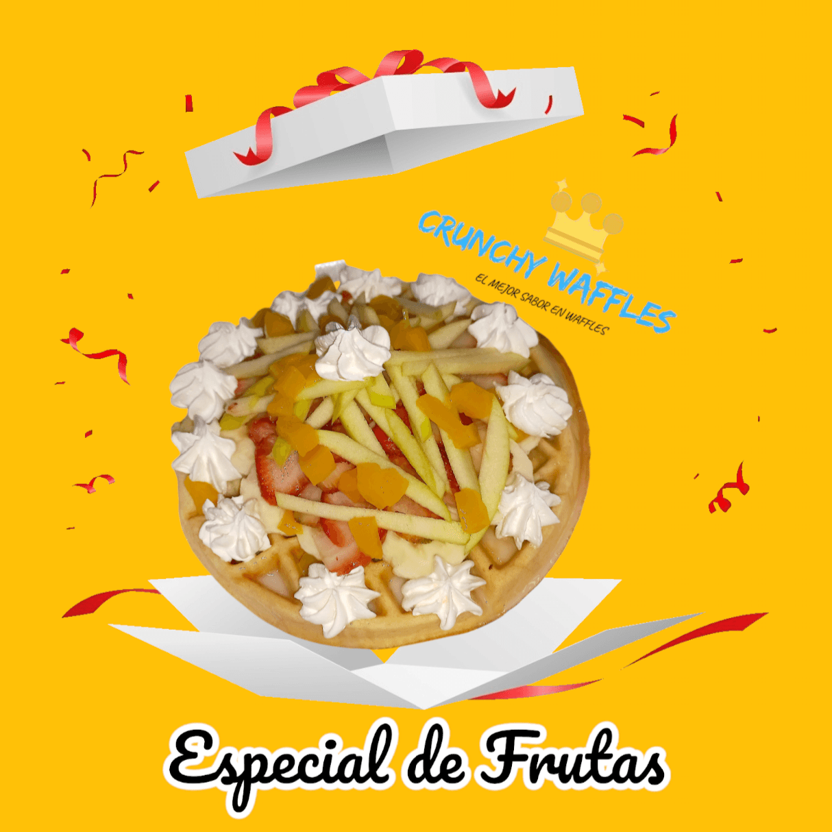 Waffle Especial de Frutas