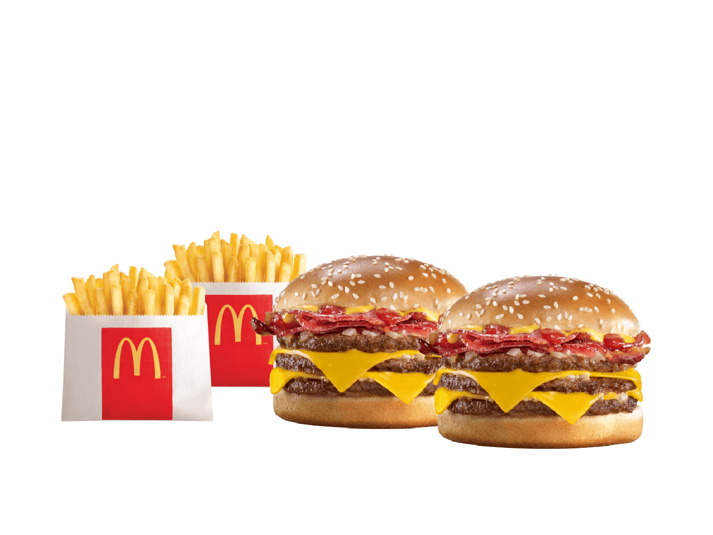 2 Triple con Bacon y 2 McPapas® Pequeñas