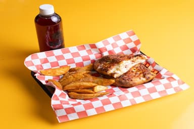 CHICKEN BAKE + BEBIDA