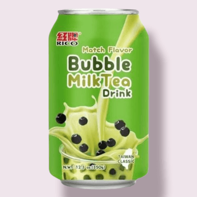 Bubble Milk Tea Drink Matcha 350ml