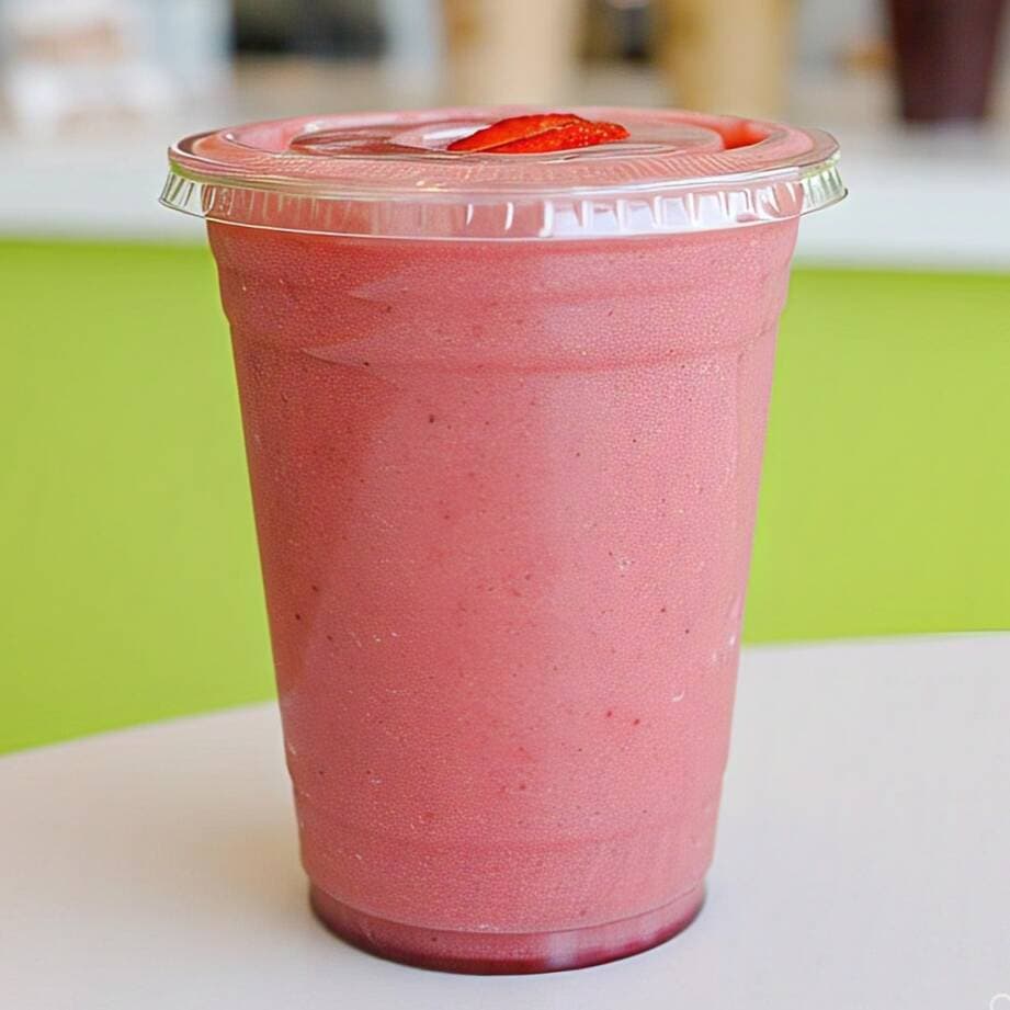 Smoothie de Fresa 🍓❄️