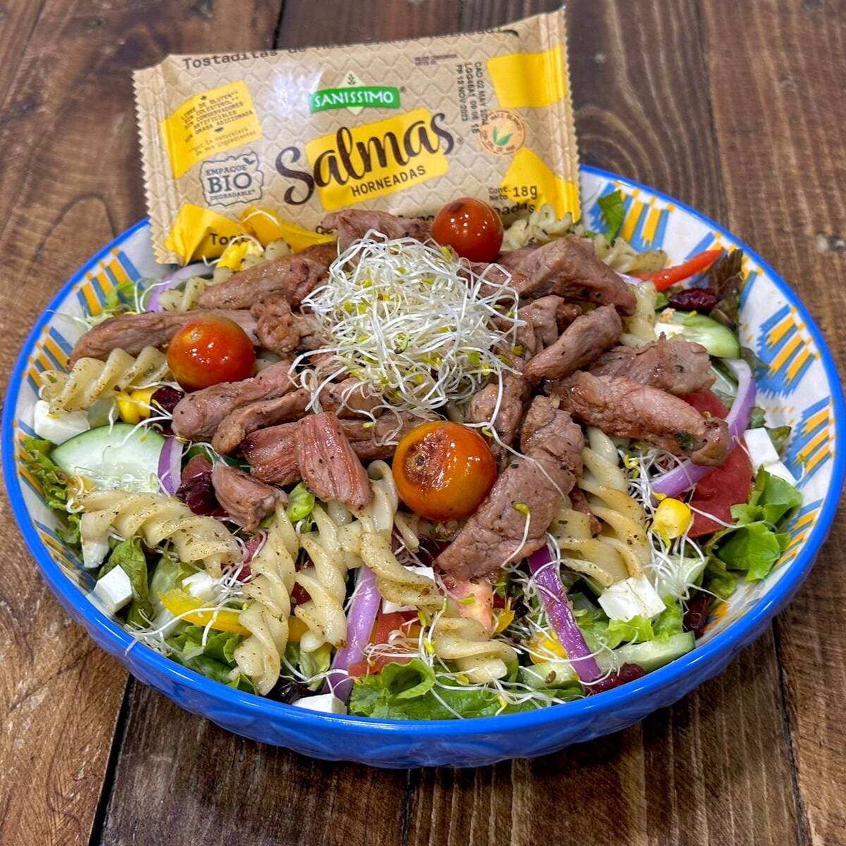 ENSALADA CON ARRACHERA GRANDE