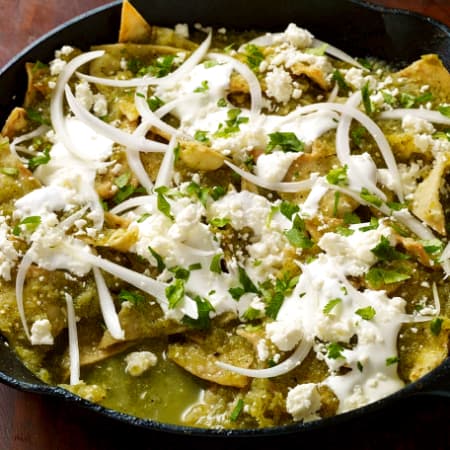 Chilaquiles Sencillos Verdes