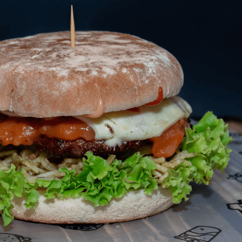 Hamburguesa sencilla
