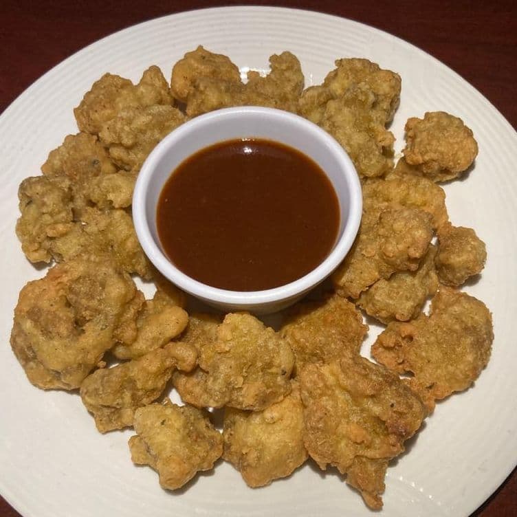 No Pollito Vegano con Salsa Agridulce