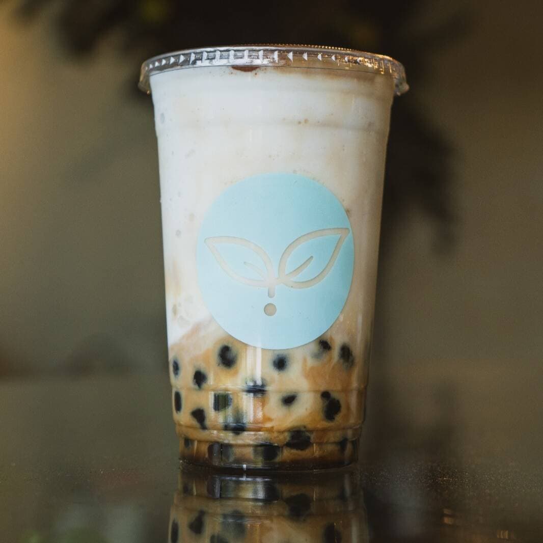 Frappé de Moka blanco con tapioca
