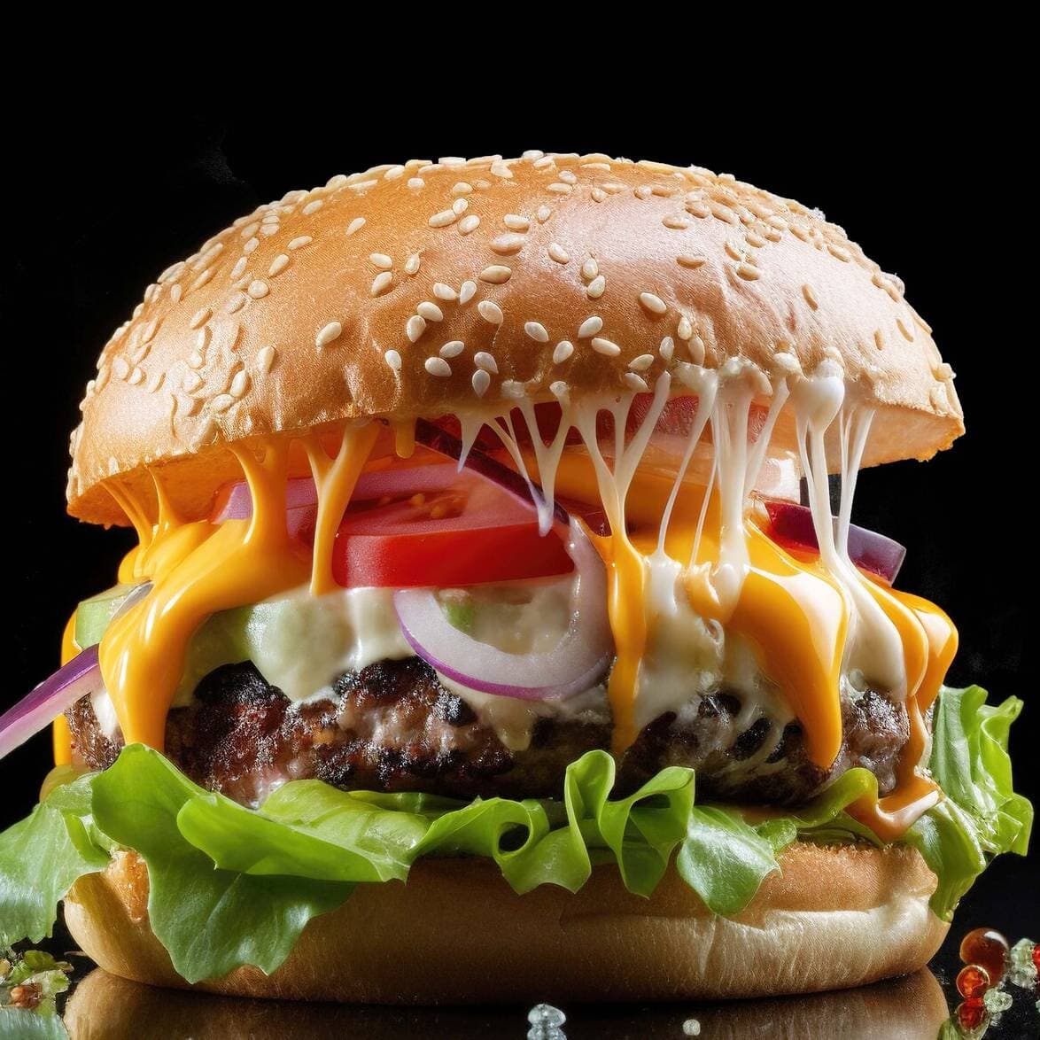 Hamburguesa Sirloin 3 Quesos