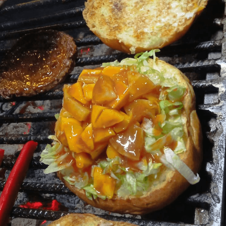 Hamburgesa Tropical Infierno