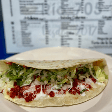 Quesadilla de Harina con Chorizo