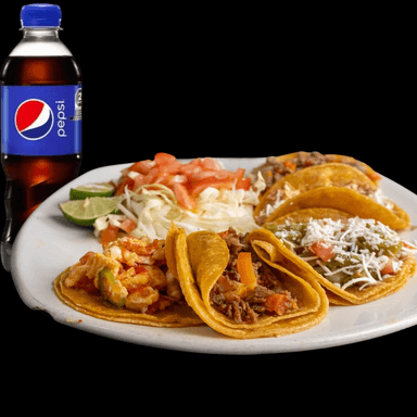 Combo Orden de Tacos Mañaneros + Pepsi