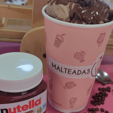Combo 2 Malteadas NUTELLA CON BANANO 16 Onzas