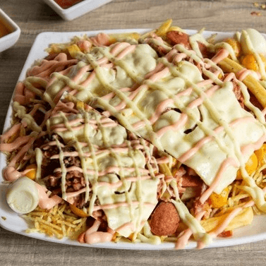 Combo Salchipapa Mixto de la Casa +Coca cola 500ml