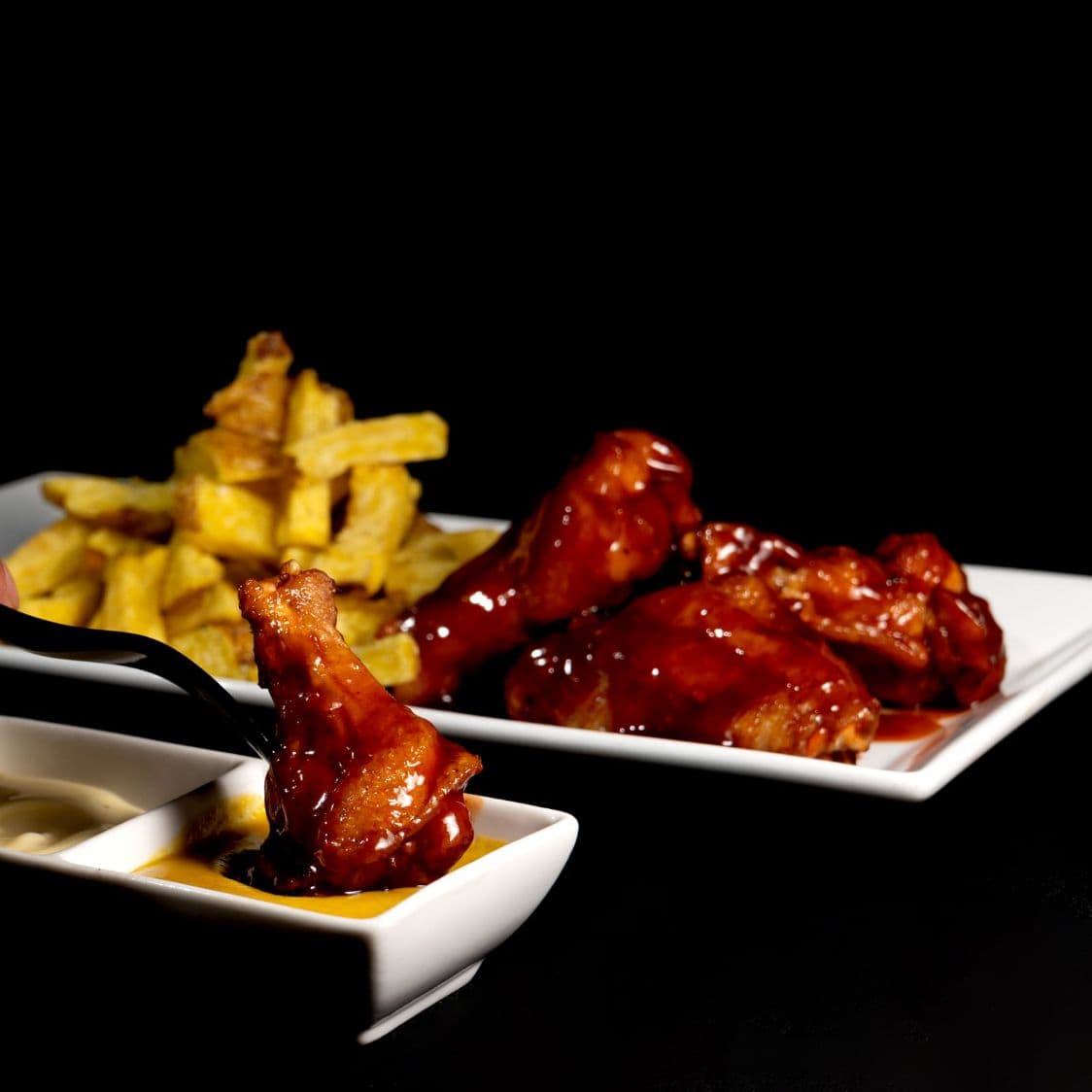 Alitas Hot BBQ