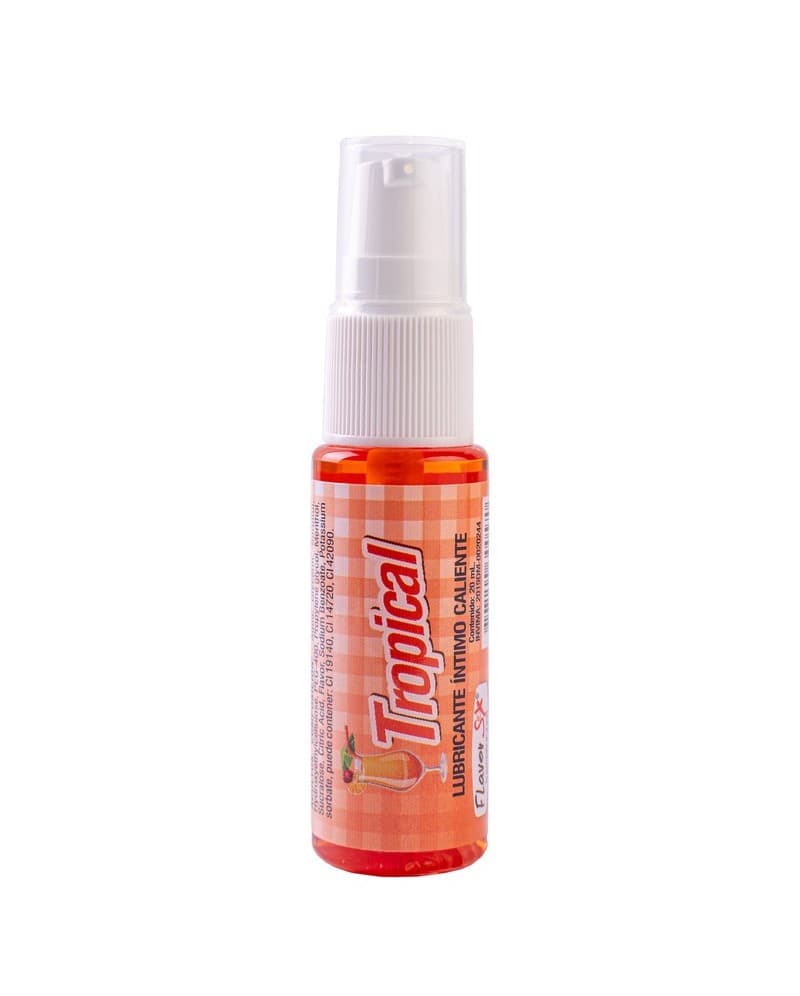 Lubricante íntimo Caliente Tropical 20 ml Flavor