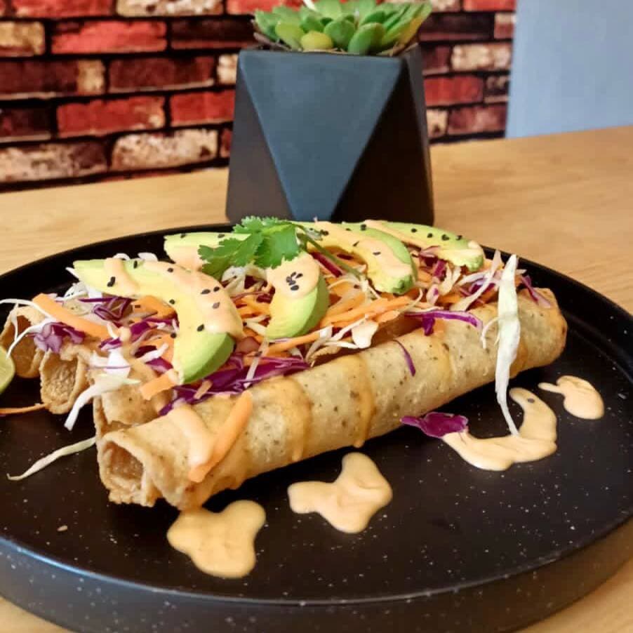 Tacos Dorados de Camarón