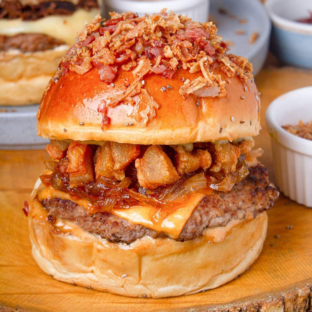 Crunchy Pork Rosdock Burger