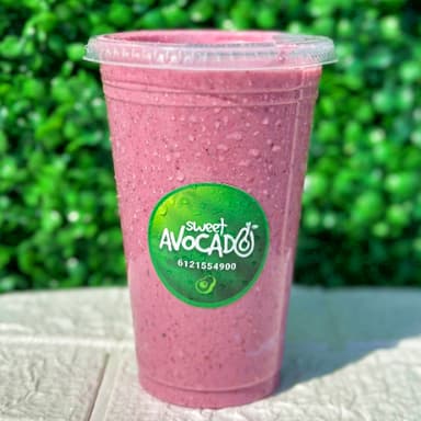 Licuado Frutos Rojos con avena