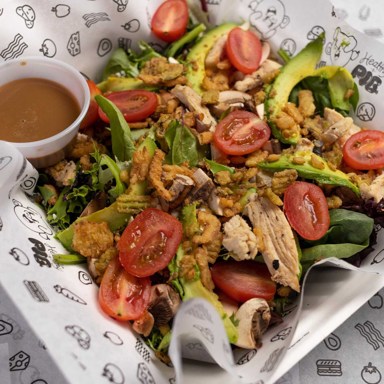 Combo Ensalada + Latte