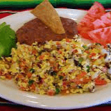 Huevo con Machacado a la Mexicana