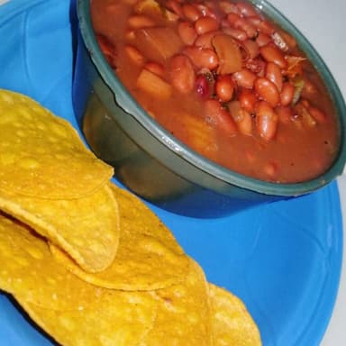 Frijoles Tiernos con Arroz.