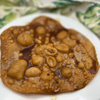 Buñuelo con Piloncillo