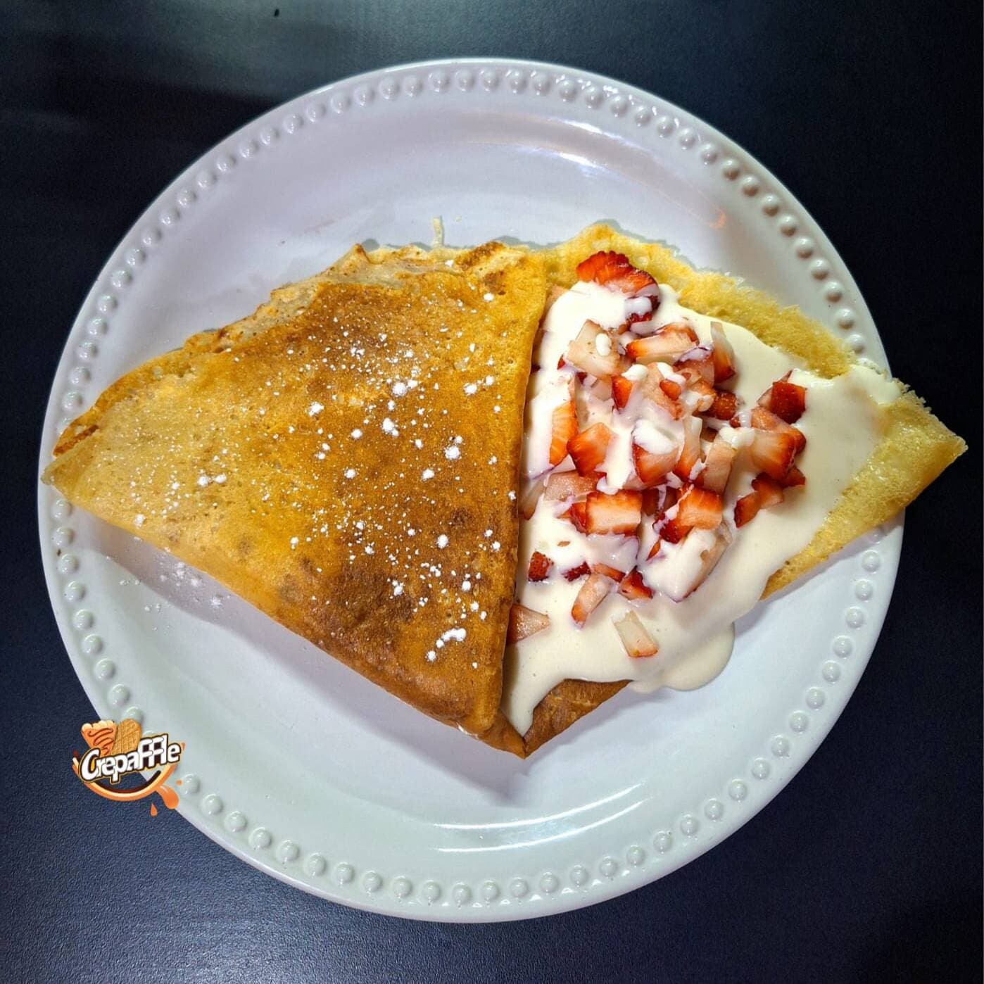 Crepa de Fresas con Crema