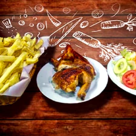 1/2 Pollo a la Brasa