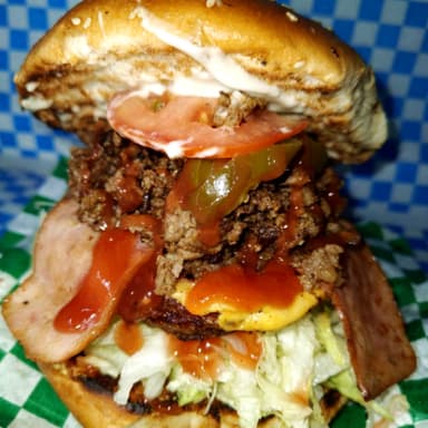 Hamburguesa Con Carne Asada