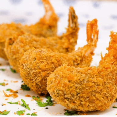 Camarones con Papa