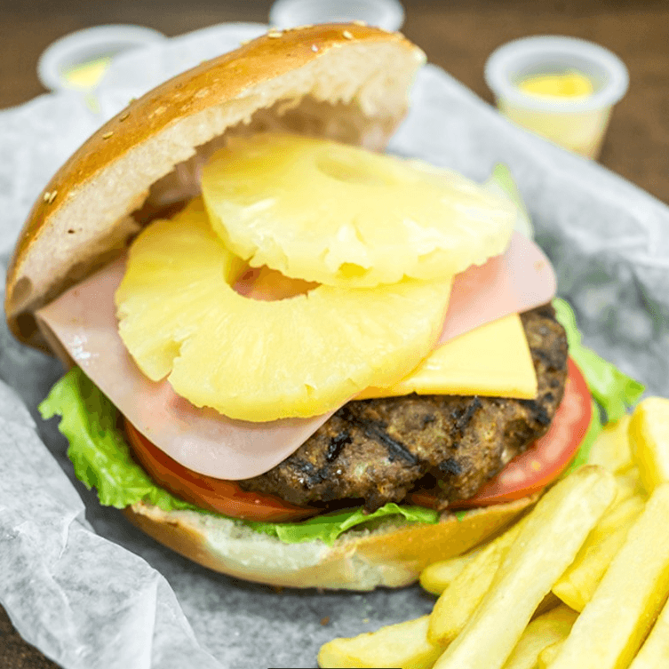 Hamburguesa Hawaiana