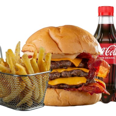Combo Hamburguesa Super Especial+Papas+Cocacola