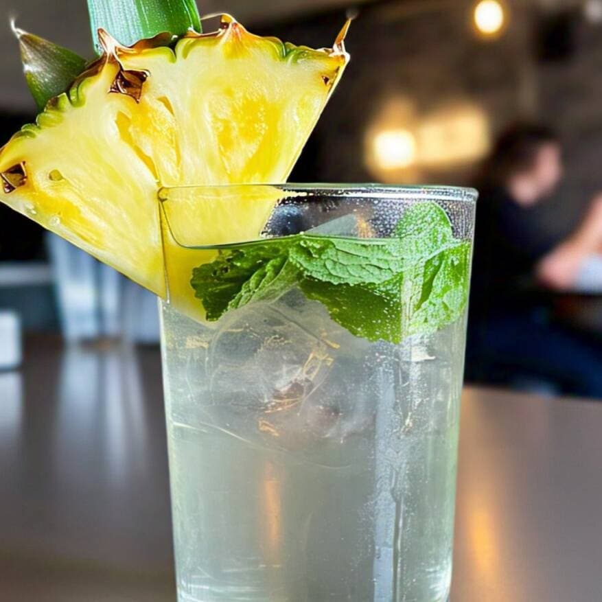 Agua de Piña Medio Litro