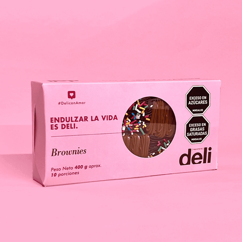 Caja de Brownies x 10 Und