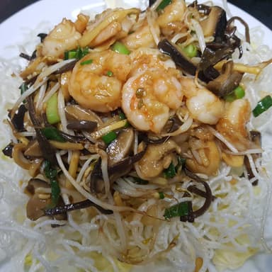 Camarones en Corte Fino al Estilo Si Chuan