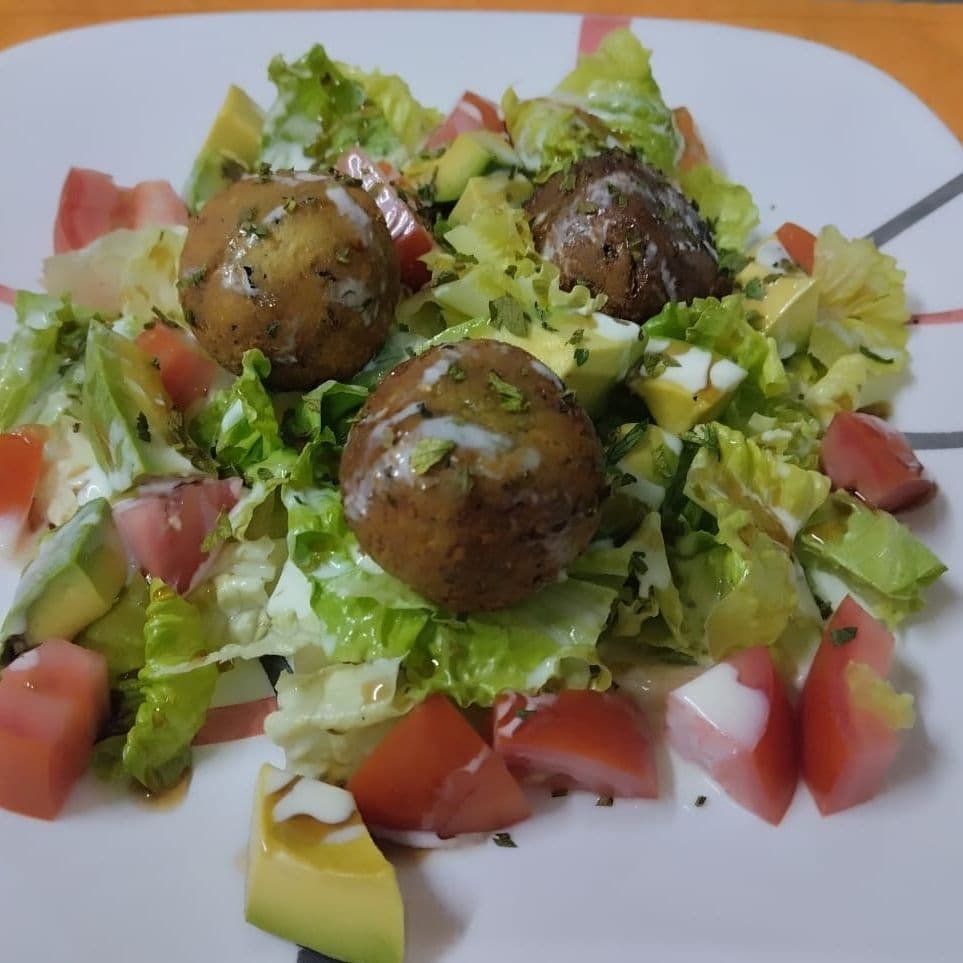 Ensalada Faláfel Vegano