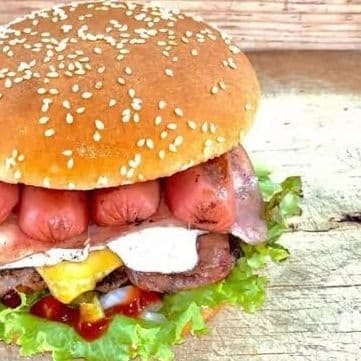 🔥🍔🔥HAMBURGUESA TRAKAA🔥🍔🔥
